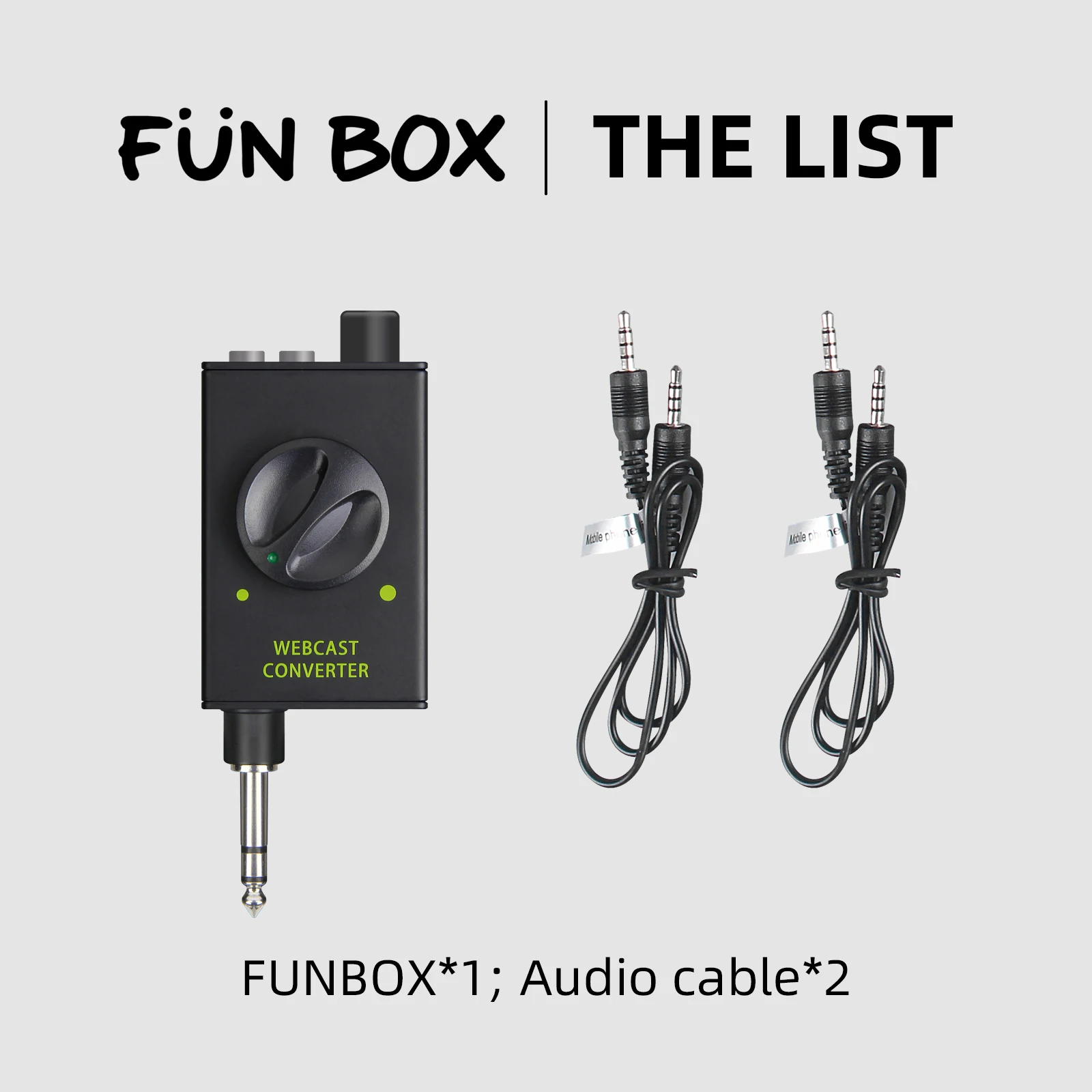 IKGE DJ Console Mixer, Live Streaming Adapter, output device supports smartphones, laptops, PCs, etc., for Karaoke, Recording