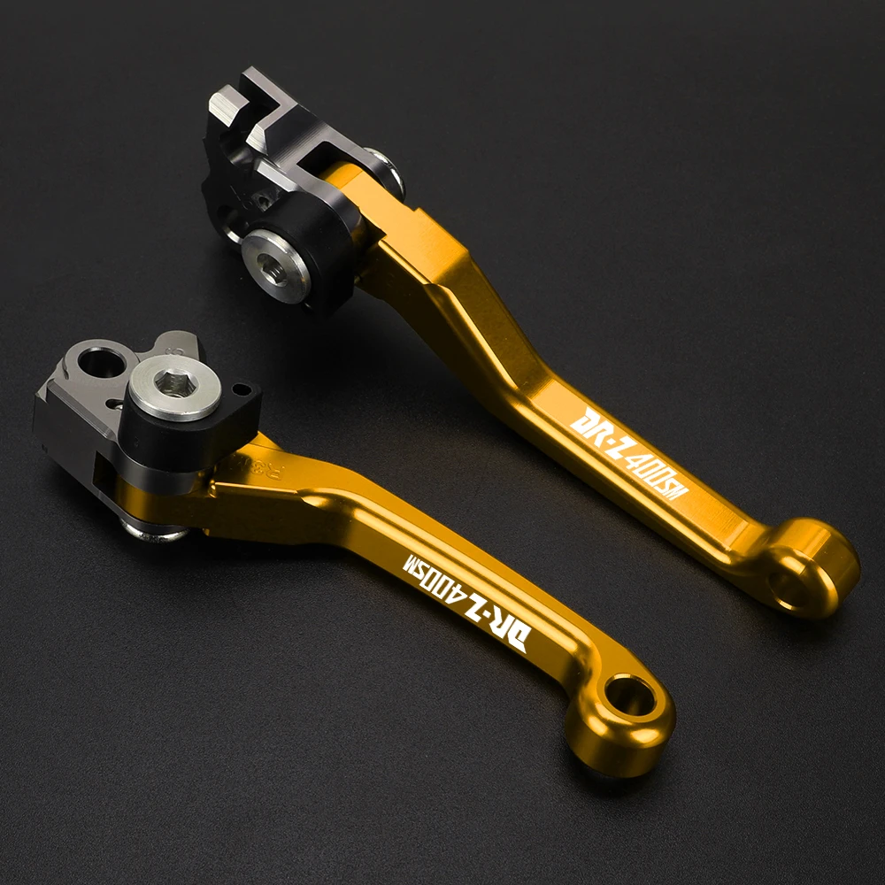 For SUZUKI DRZ400SM DRZ 400SM 2000-2017 CNC Aluminum Motorcycle Dirt Bike Front Control Handles Pivot Brake Lever Clutch Levers