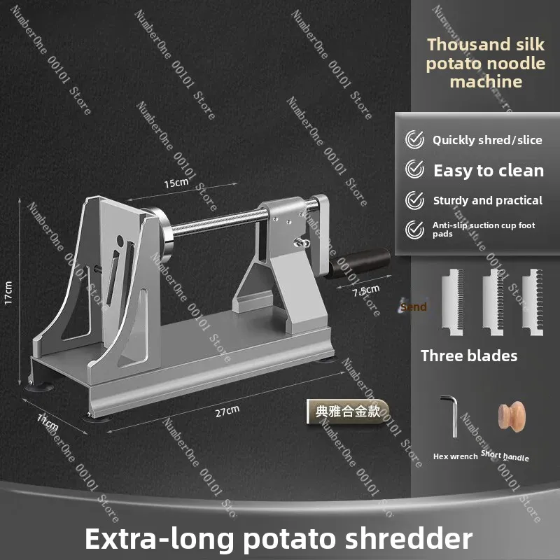 Multifunctional Rotary Vegetable Cutter Radish Japanese Potato Planer Slicer for Home Kitchen