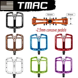 TMAC pedal Mountain Bike pedal aluminum Bearing wide flat platform pedals MTB Pedal downhill BMX DH Parts E- Bicycle Accessories