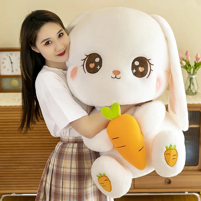 

Radish Rabbit Doll Plush Toy Cute Girl Bed Sleeping Pillow Rabbit Doll Doll Birthday Gift