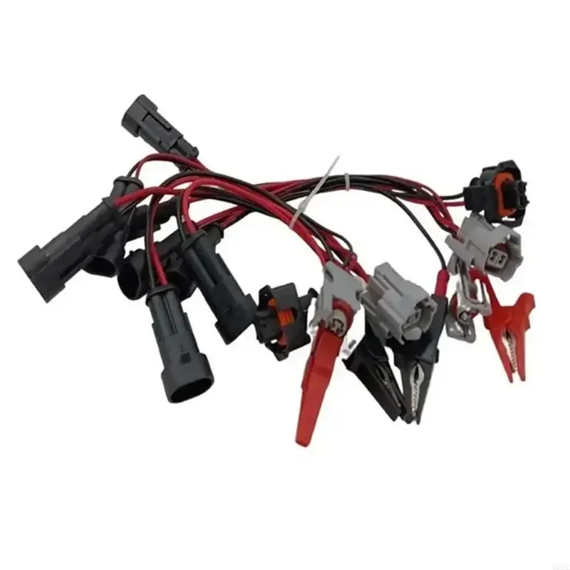 

Профессиональный жгут проводов для тестера форсунок, подходящий для адаптера топливной форсунки Common точная диагностика,