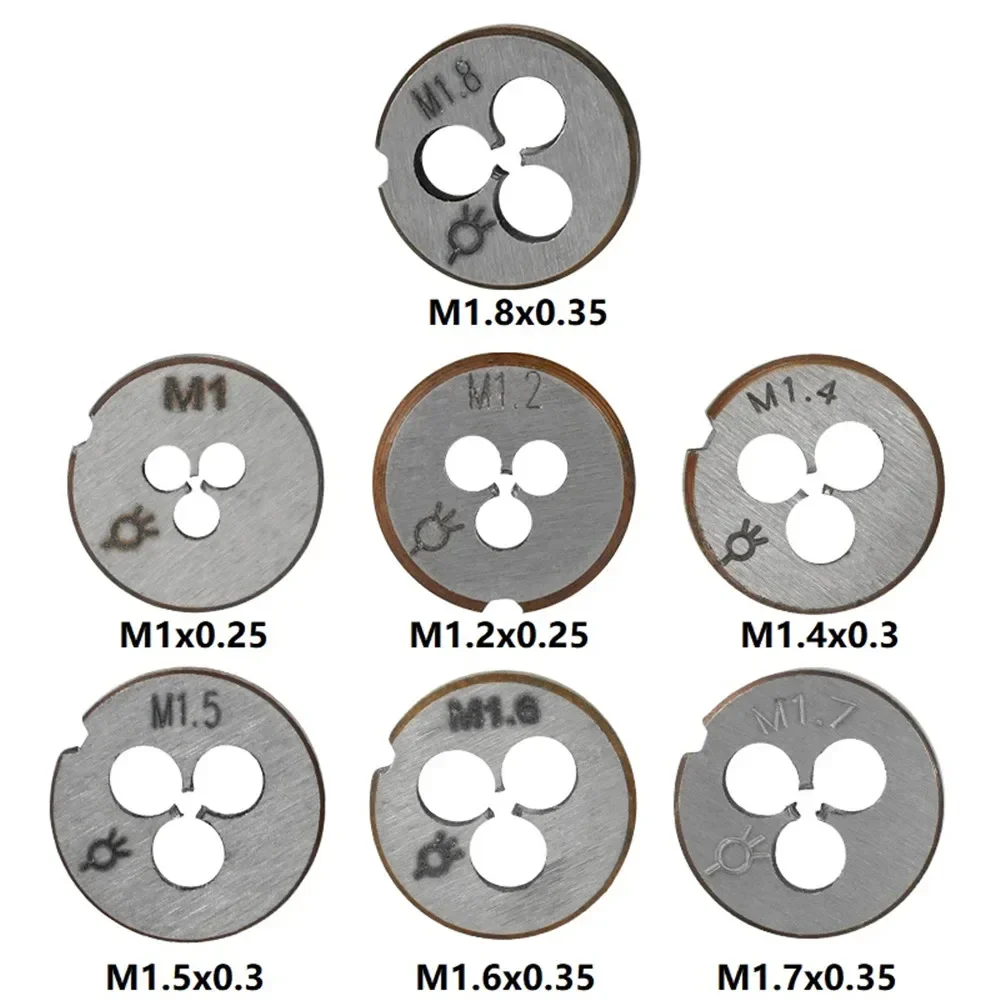 

Metric Line Of Dies M1 M1.2 M1.4 M1.5 M1.6 M1.7 M1.8 Right Hand Threading Tools