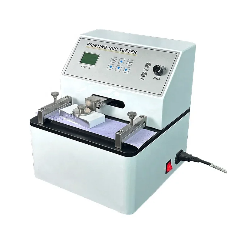 

Push Button Type ASTM Friction Decolorization Tester Ink Wear Resistance Tester