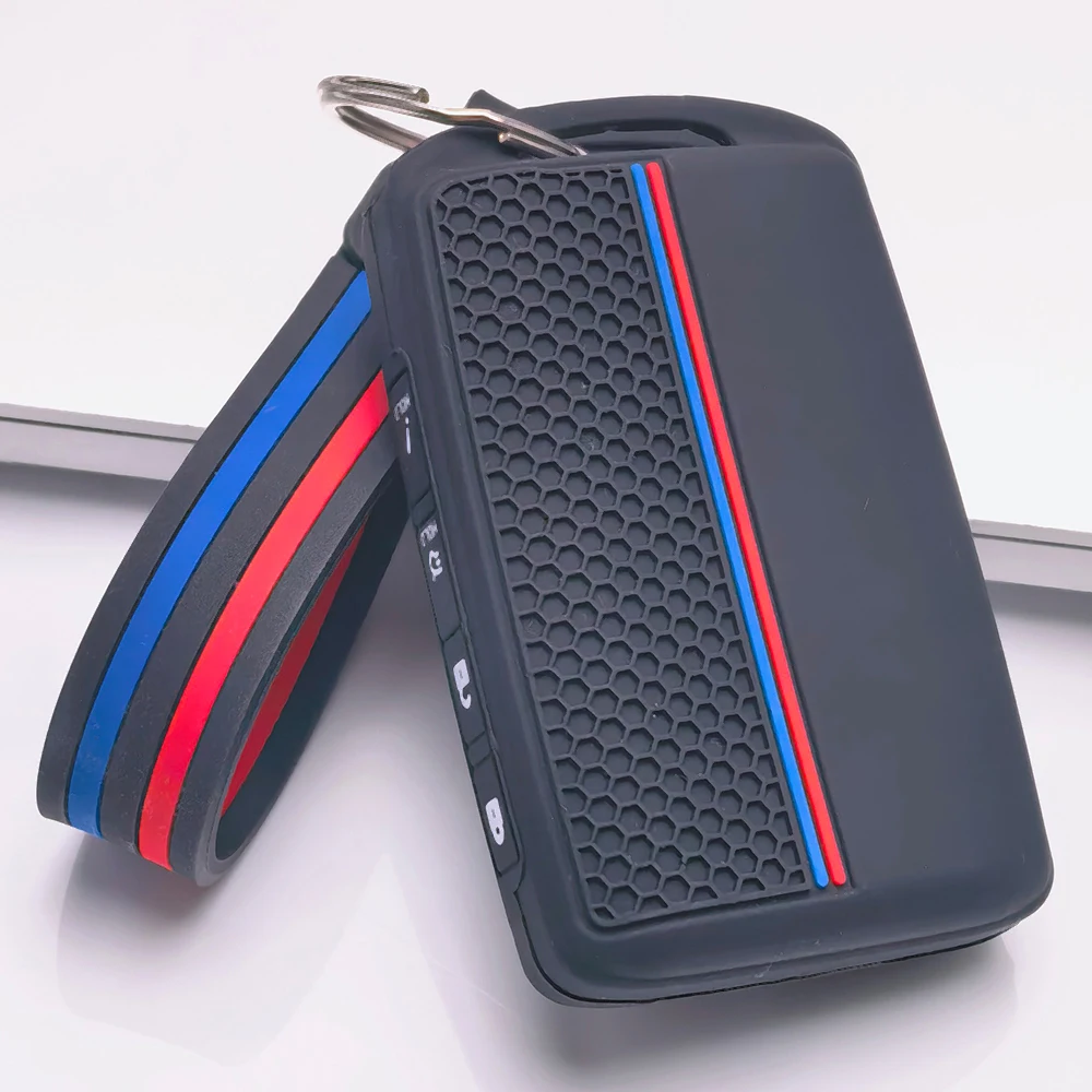 Key Shell Cover for Mazda CX30 CX5 CX8 CX9 MX5 Miata CX50 CX70 with Keychain Anti-Scratch Shockproof Soft Grip Button Friendly