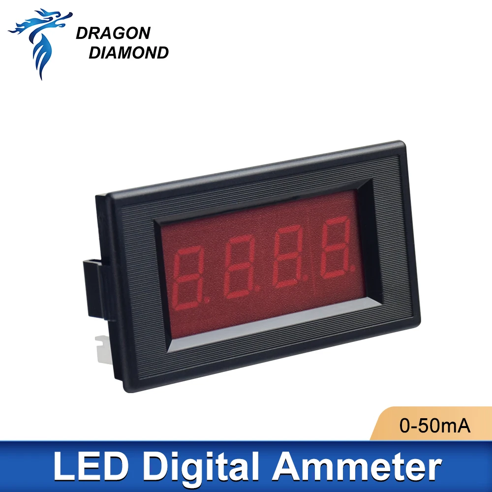 Digitale rode LED digitale paneelmeter DC-voltmeter spanningsmeter digitale ampèremeter voltmeter analoge ampère LED-spanningsmeter