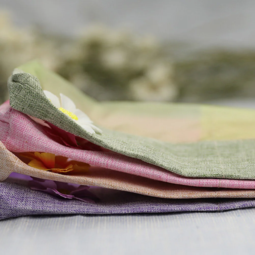 

8pcs Linen Drawstring Bag Sachet Empty Pouch For Lavender Tea Herbs Storage Gift Packaging Party Favor Pouch Decor