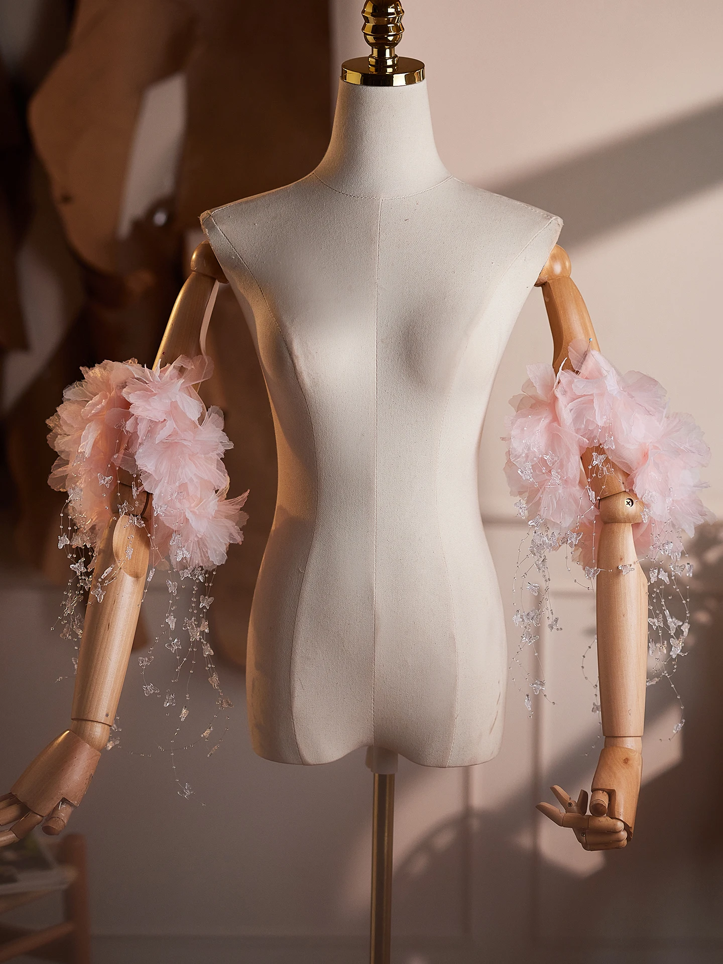 pink-floral-mesh-sleeve-covers-2026-new-evening-gown-performance-stage-accessories-elegance-net-shawl-arm-covers-for-hostess