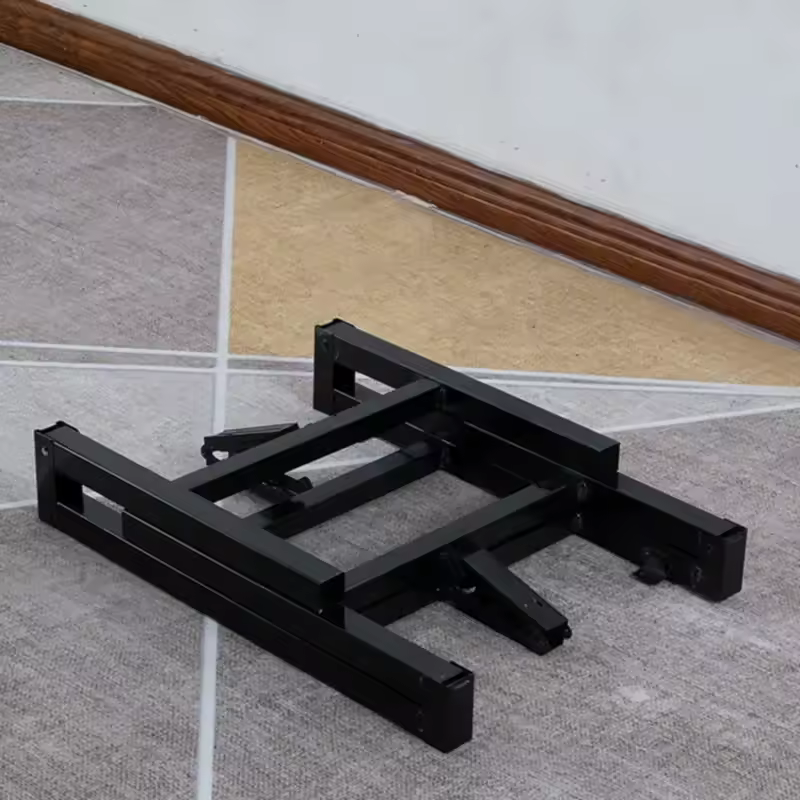 Foldable Table Leg Supports Dining Table Frames Thickened Reinforced Spring Legs Heavy-Duty Stable U-Shape Contemporary Design - Image 3