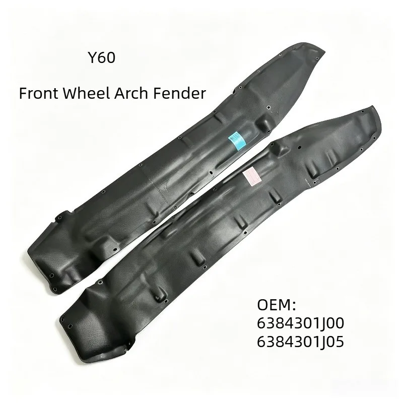 For Nissan Patrol (K260 W260) Patrol (Y60 GY60) 87-97 SAFARI Y60 Front Wheel Arch Inner Fender OEM: 6384301J00 6384301J05