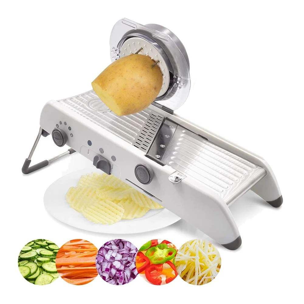 

ABLU-6 в 1, регулируемая слайсер из нержавеющей стали, ручные терки, слайсеры для овощей, фруктов, Julienne, измельчитель, резак, терка для еды