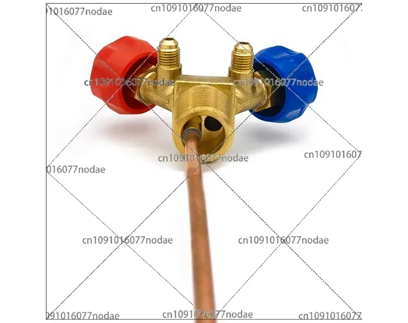 Special Valve for Refrigerant Recovery QF-13Y High and Low Pressure Horn Valve Explosion-proof Switch 30CM Long Copper Pipe