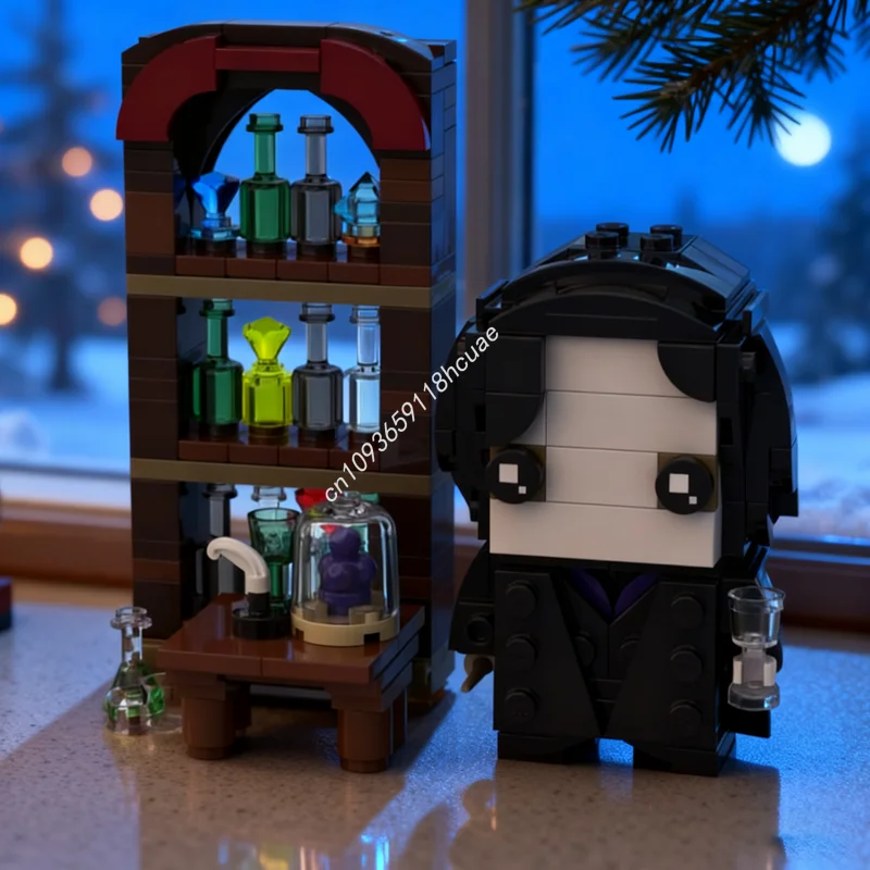 

288 шт. MOC учитель Северус кирпичная модель строительные блоки рождественские подарки архитектурные игрушки DIY творческая идея детский день рождения