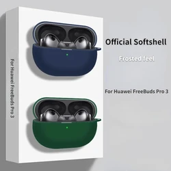New For Huawei FreeBuds Pro 3 Case Solid color headphone cases With Hooks For Huawei FreeBuds Pro 3 Wireless silicone Case 2025
