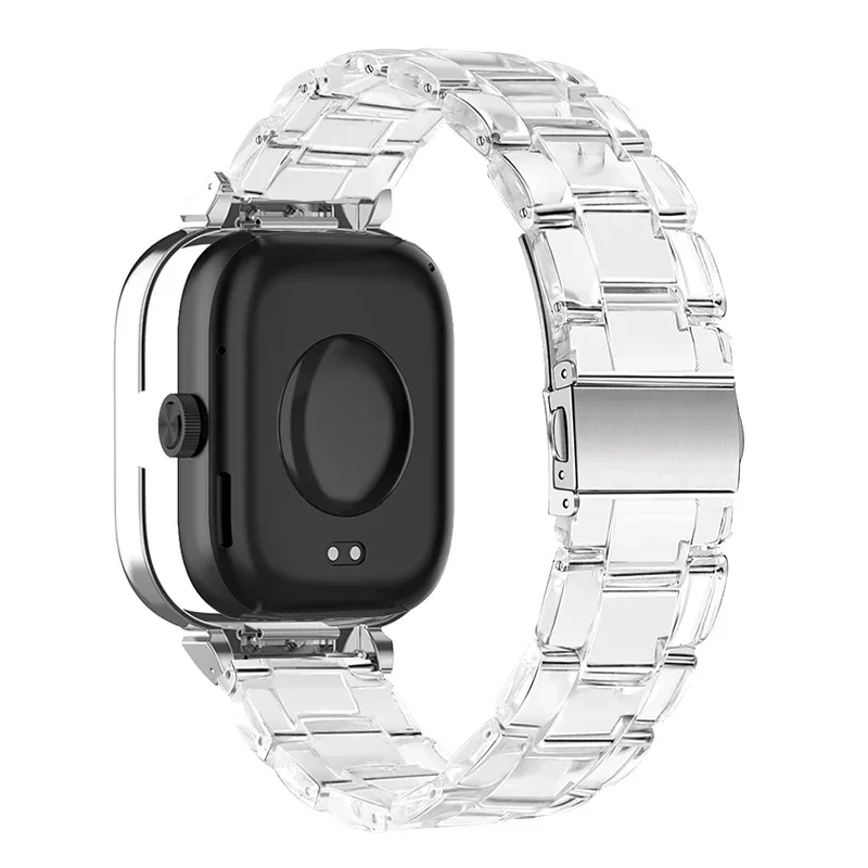 واضح الراتنج سوار ل Redmi ساعة 4 حزام حامي ل redmi ساعة 4 حزام الساعات ل redmi ساعة 4 معصمه شل غطاء