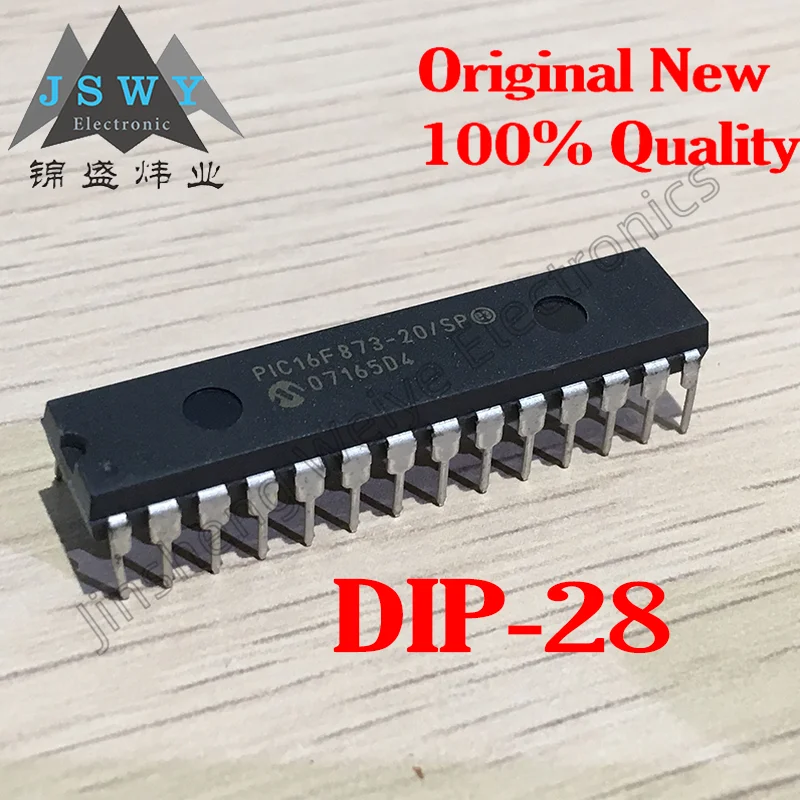 Controlador de Microchip DIP-28, 5-10 piezas/SP PIC16F873, enchufable, 100% nuevo, original, envío gratis