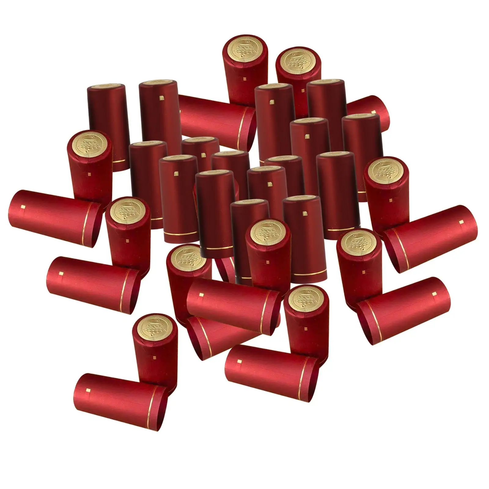 Tear Tab Heat Shrink Wine Bottle Cap PVC Sleeve Decorative Top Cover for Home Cellar and Gifting