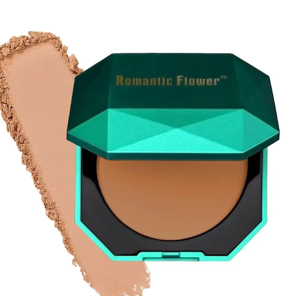 Brandneues 4-Farben-langanhaltendes, wasserfestes Marken-Make-up-Rouge, dunkelgepresstes Puder, dunkles Hautpuder, mattes Puder