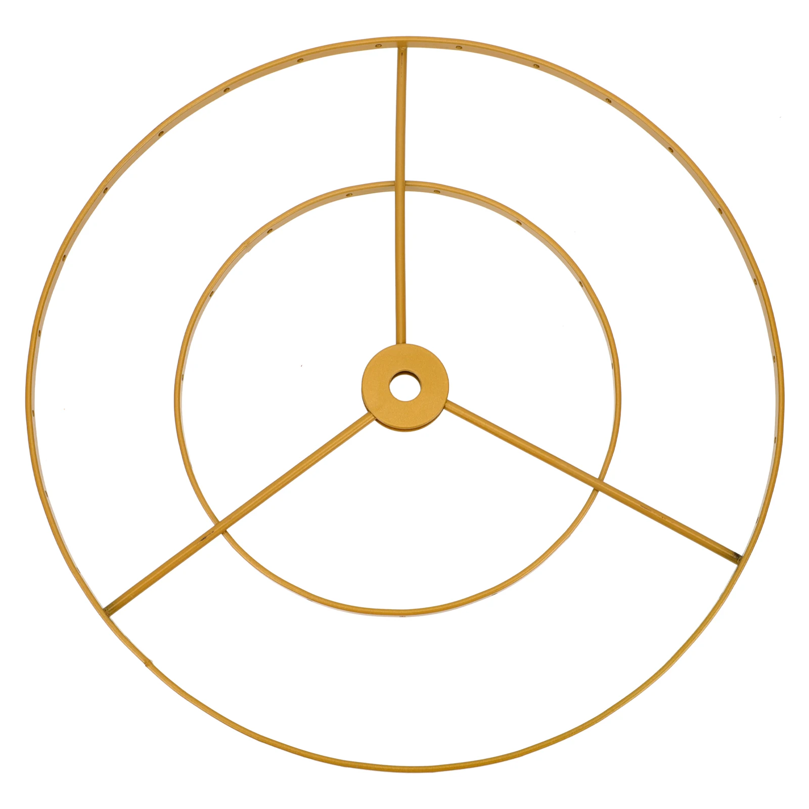 Double Layer Ring Lampshade Bracket Chandelier Frame Iron Material Pendant Light Cover Home Ceiling Accessories Lighting