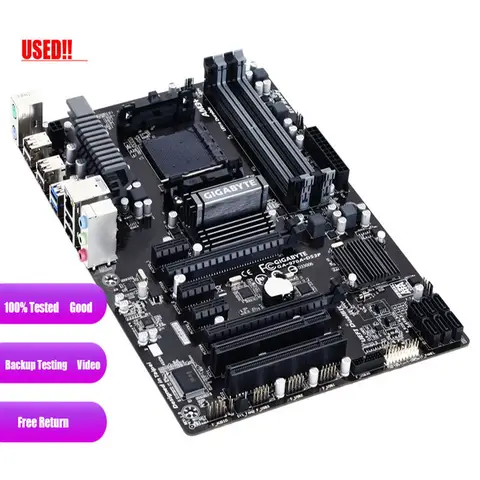Used Gigabyte Motherboard GA-970A-DS3P V2.0 Socket AM3/AM3+ DDR3 970A-DS3P boards 32GB 970 Desktop Motherboard