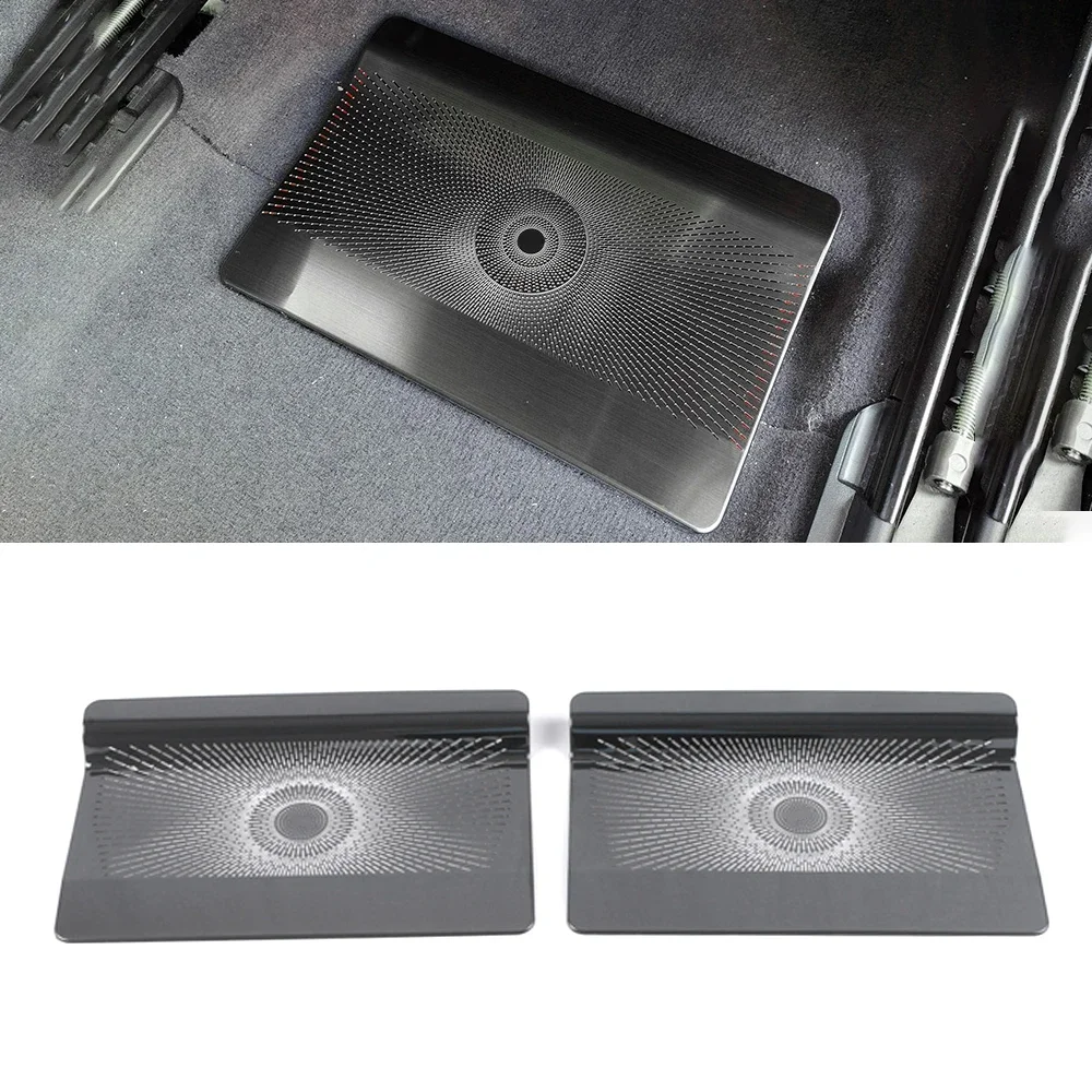 For Mercedes-Benz GLE W167 2019-2023 Car Speaker Cover Stainless Door Loudspeaker Sound Trim Frame Sticker Interior Accessories