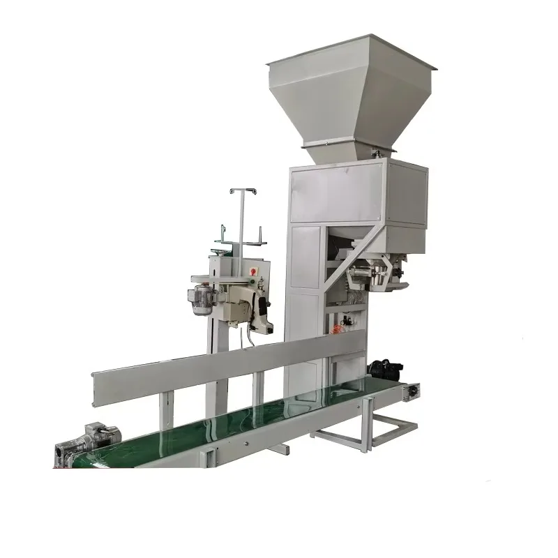 Automatic Weighing Bagging Filling Machine Beans Feed Granular Fertilizer Pellet Grain Rice Packing Machine