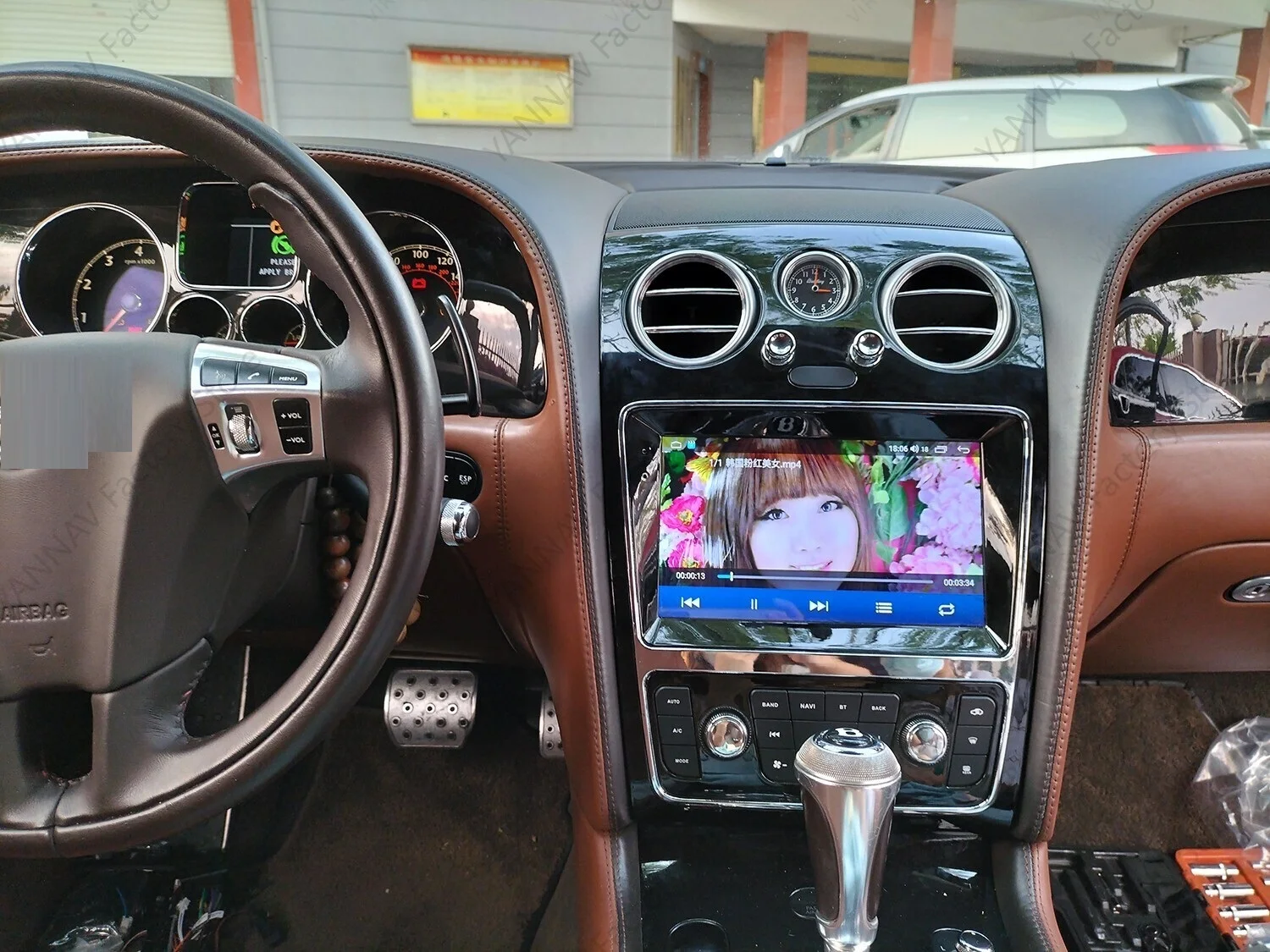 9 inch Android 14.0 System For Bentley Flying Spur Continental GT 2005-2012 Carplay DSP Car GPS Radio Player Head Unit