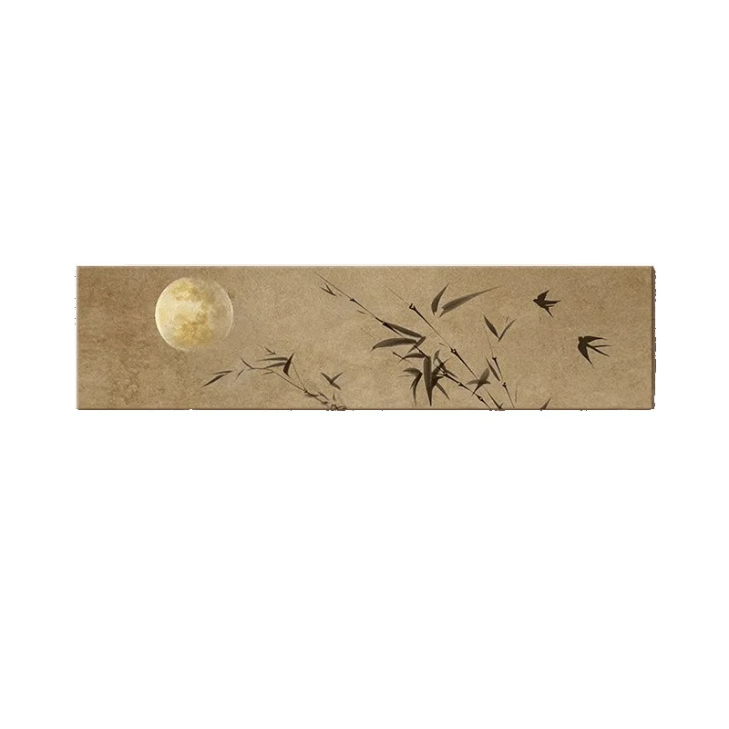 

Wabi-sabi wind living room decorative painting Song Dynasty aesthetic sofa background wall hanging painting