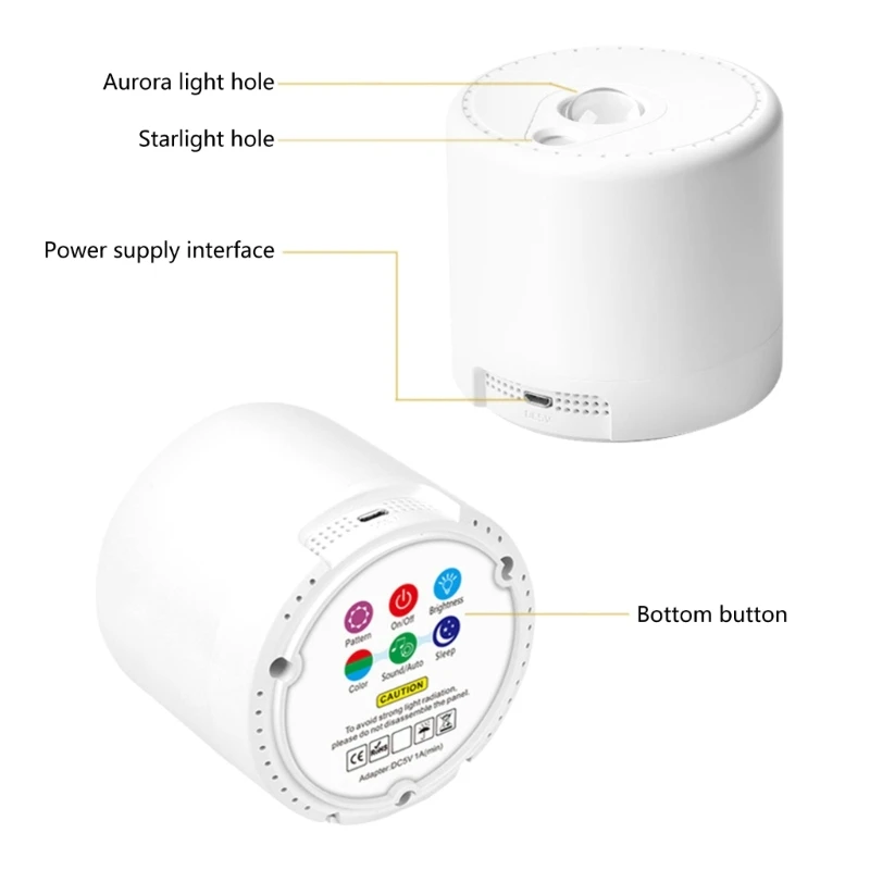 

Projection Light Unique Bedroom Lighting Plastic Texture Suitable for Home