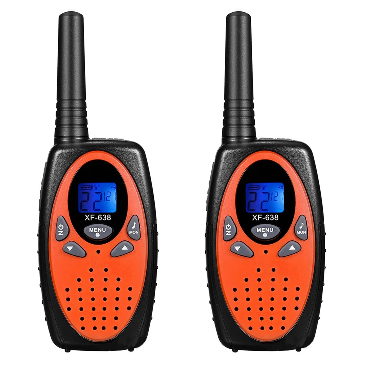 2PCS XF638 Walkie Talkies for Kids,Toys Gifts for Boys Girls,2 Way Radio 22CH VOX,For Camping Hiking Indoor Outdoor