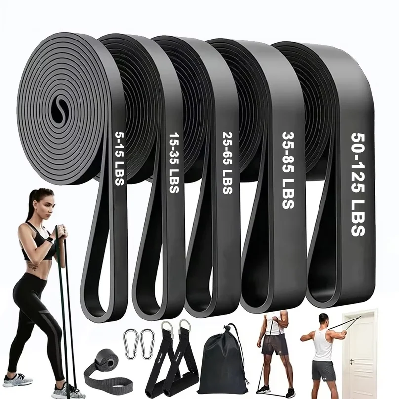 Pull Up Assist Band - 6Pcs/11Pcs Resistance Bands and Accessory Sets,