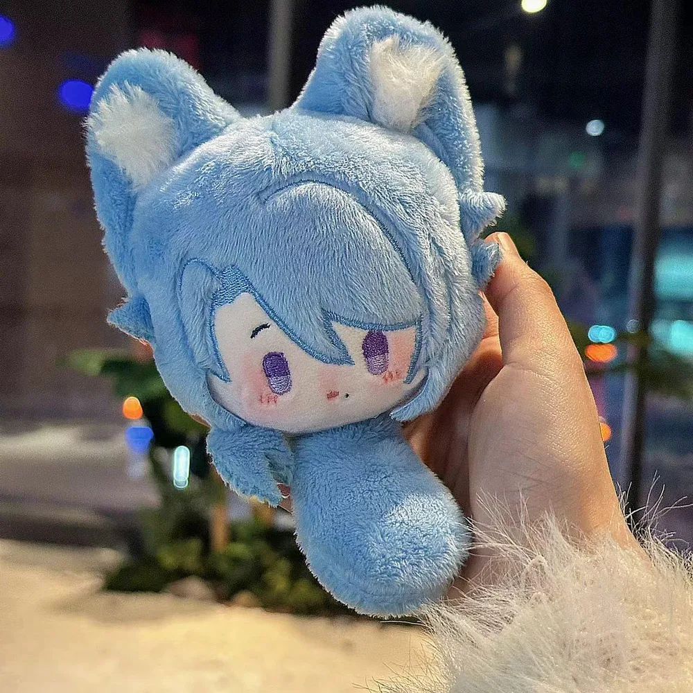 

Anime Genshin Impact Kamisato Ayato Cute Animal Ear Dango Keychain Cosplay Cartoon Pendant Gift