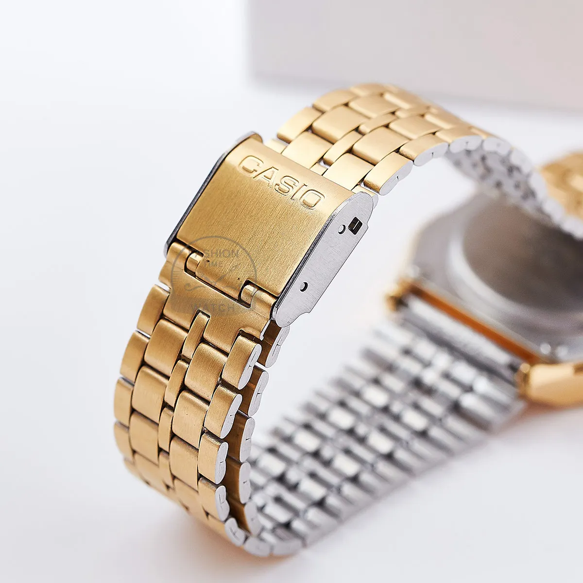 ساعة كاسيو للرجال مجموعة العلامة التجارية الفاخرة LED الرقمية مقاوم للماء ساعة معصم عسكرية relogio masculino A159WGEA-1D