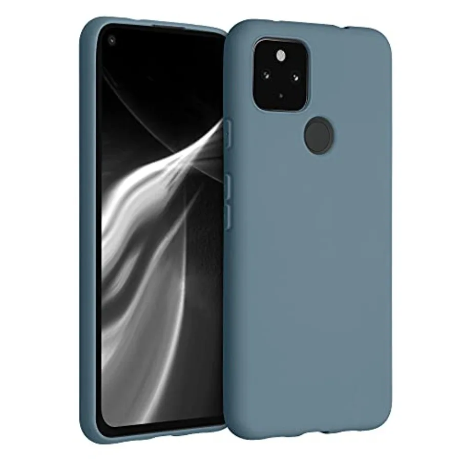 

Case Compatible with Google Pixel 4a 5G Case - Soft Slim Protective TPU Silicone Cover - Arctic Night