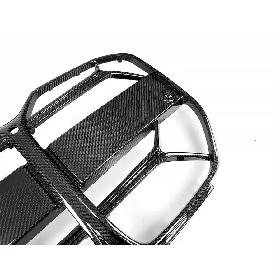لسيارات BMW 4 Serie G22 G23 G26 2020 + CSL نمط ألياف الكربون الجافة المصد الأمامي للسيارة مدخل هواء الشوايات الوفير مدخل هواء شواء طقم الجسم