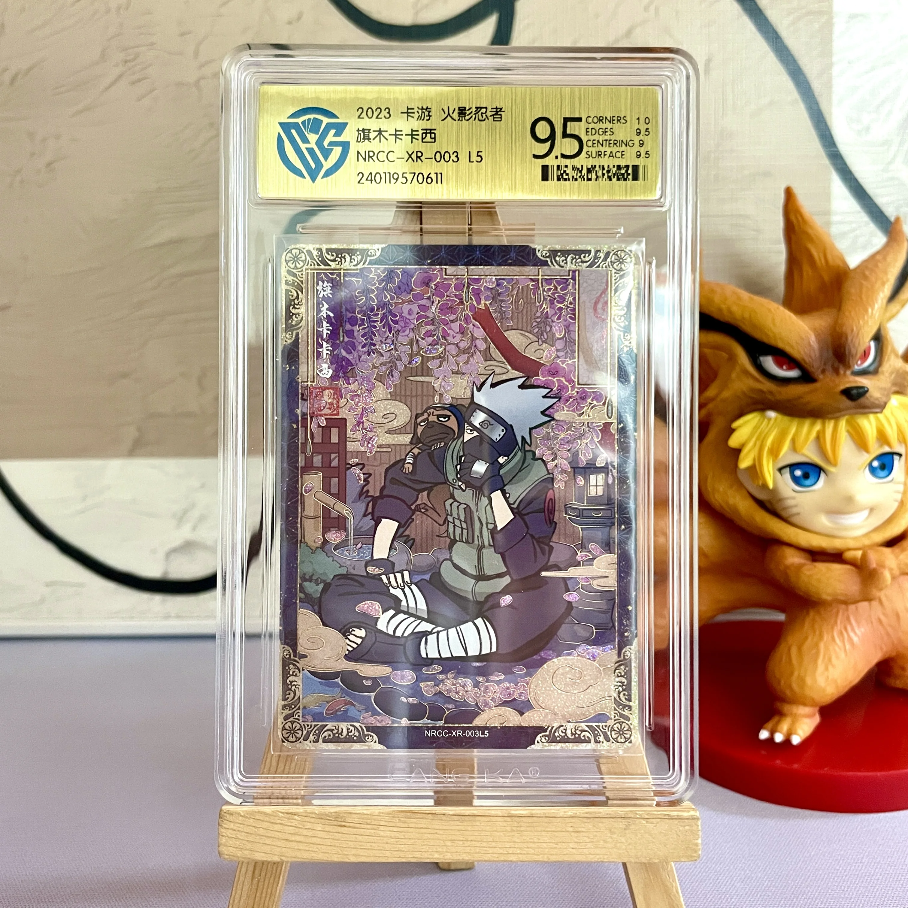 Genuine Kayou Naruto Card 10 Graded SE CR SP PR XR Card CCG Rating Card Sakura Jiraiya Rare Collection Card Birthday Toy Gift