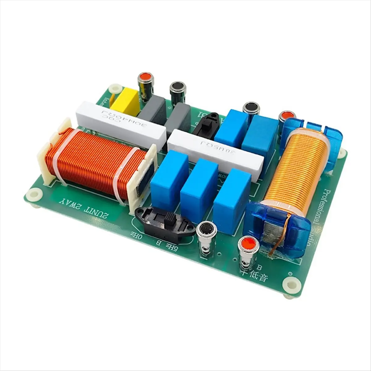 Fits for 1000W High Power Professional Speaker Divider Audiophile-Grade Sound Quality Adjustable High and Low Frequency Divider