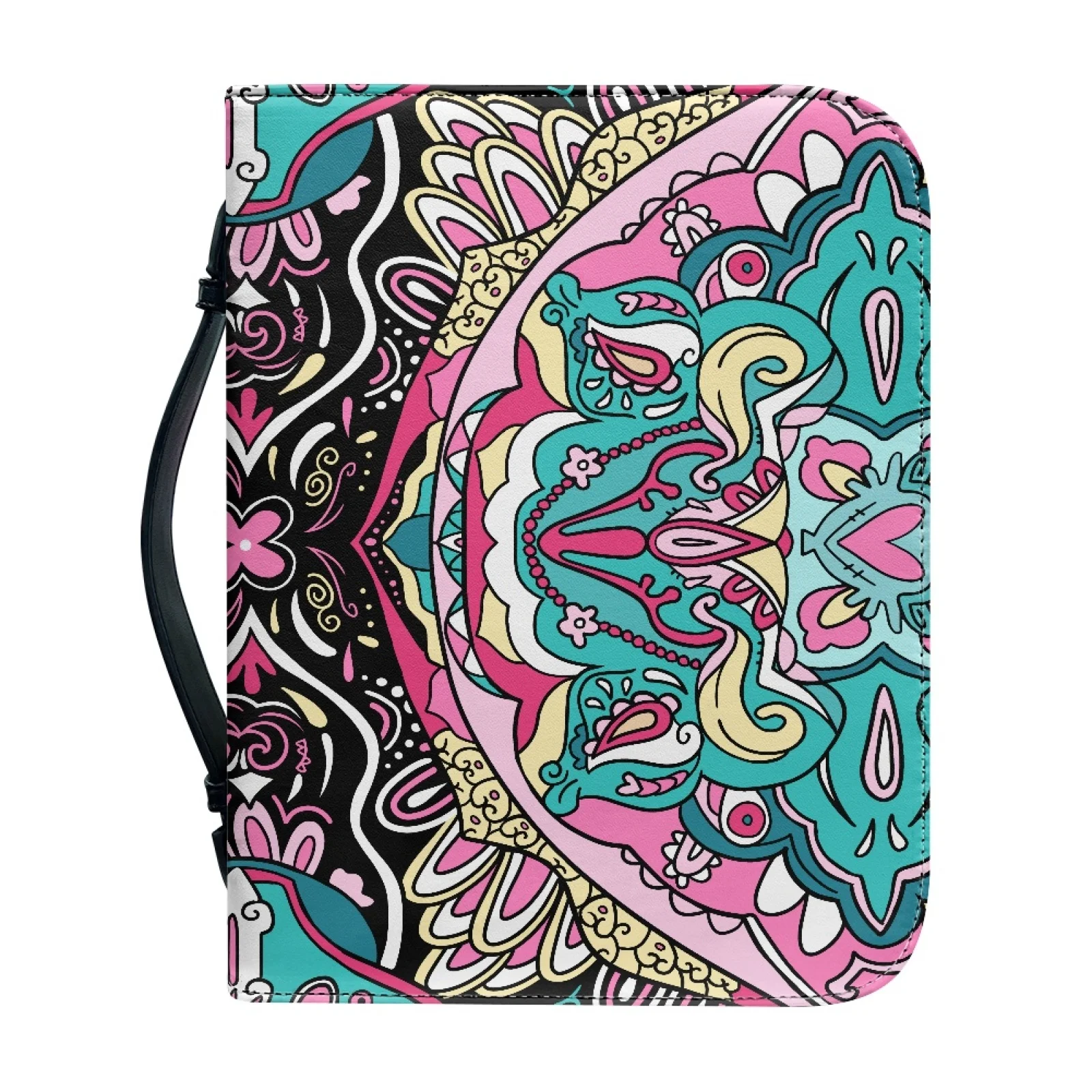 XIXIRIMIDO Bloom Church Bible Bag PU Leather Portable Book Holder Organizer for Prayer 2026 Collection