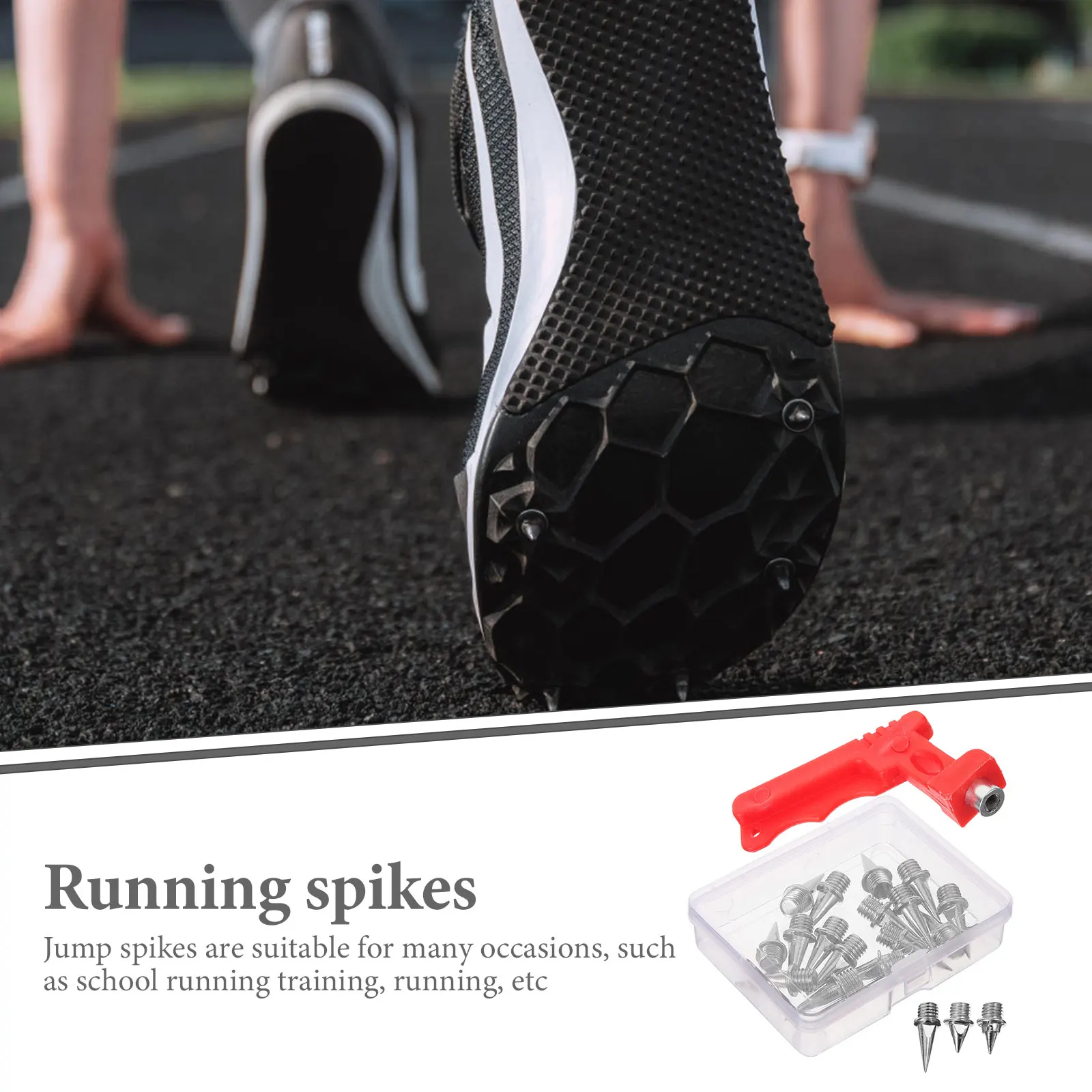 

1Set Track Shoes Spikes Metal Replacement Durable Spike Kit for Running Jump Sports Performance Spike for Shoes