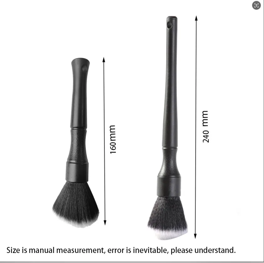 Ultra-Soft Detailing Brush Super Soft Auto Interior Detail Brush With Synthetic Bristles Car Dash Duster Brush