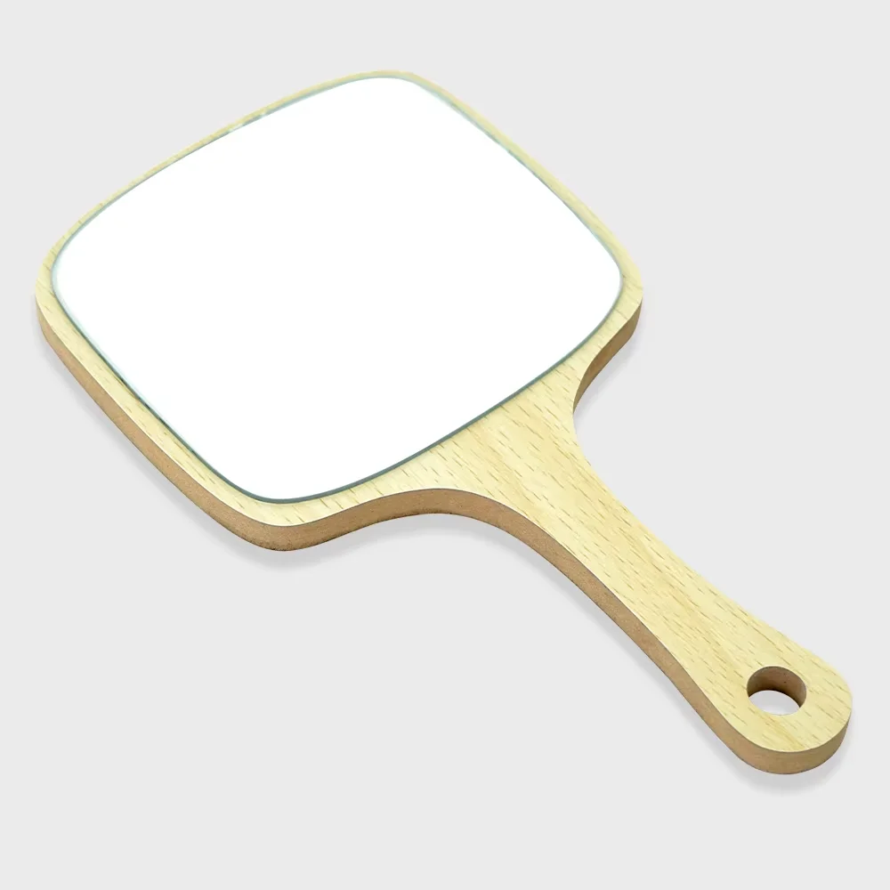 Handheld Mirror Professional Handheld Salon Barbers Hairdressers Mirror with Handle Practical Hand Mirror for Home