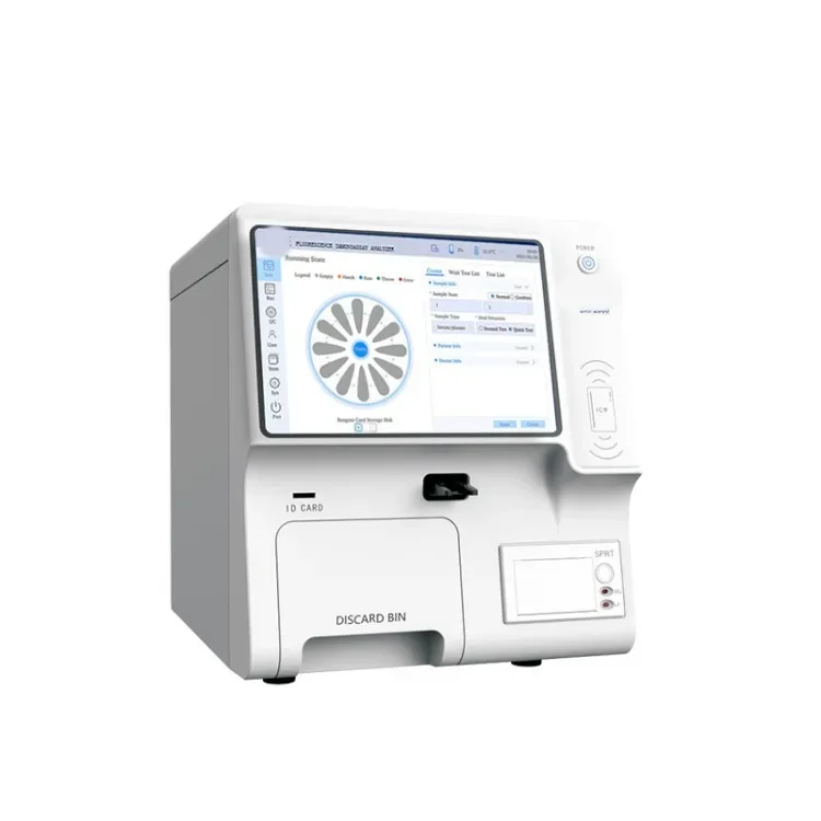 EC Fluorescence Immunoassay Analyzer BKP2000 Mini POCT Immunoassay Analyzer Built-in thermal printer for vitro diagnostic tests