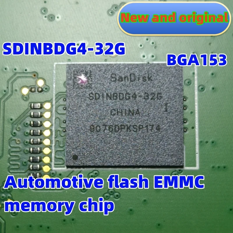 

New and original SDINBDG4-32G Automotive flash memory chip BGA153 ball EMMC 5.1 32GB