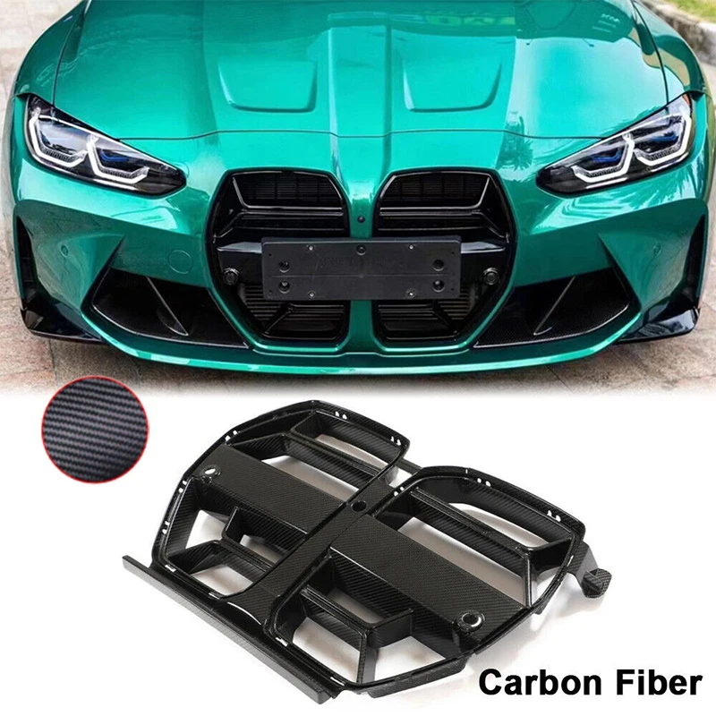 

Carbon Fiber Front Grille CSL Style Bumper Grill For BMW 2021-2023 M3 G80 M4 G82 G83 upgradation Tuning Body Kit car accessories