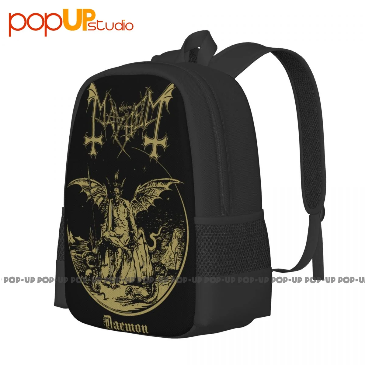 Mayhem Daemon czarny metalowy plecak Mayhem Band duża pojemność Hot Schoolbag spersonalizowany wielofunkcyjny