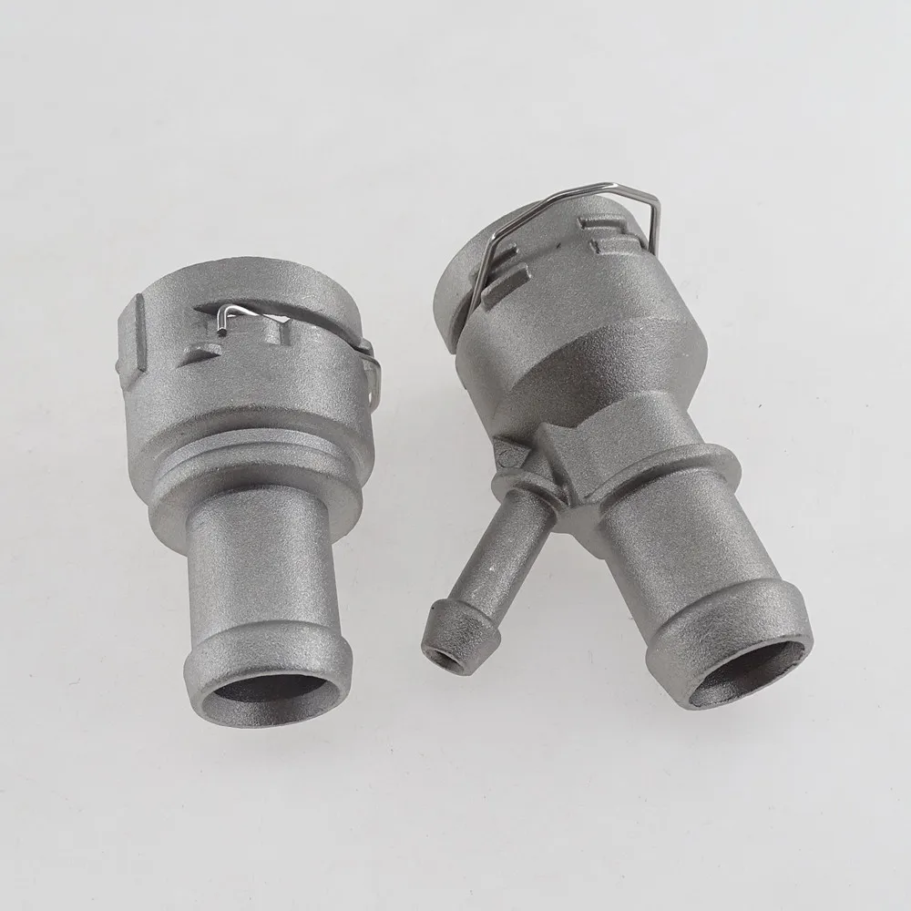 新しいクーラントヒーターホースコネクターコネクターフランジキット TT A3 Q3 ゴルフ ジェッタ パサート イオス CC 1K0122291 3B0122291B用