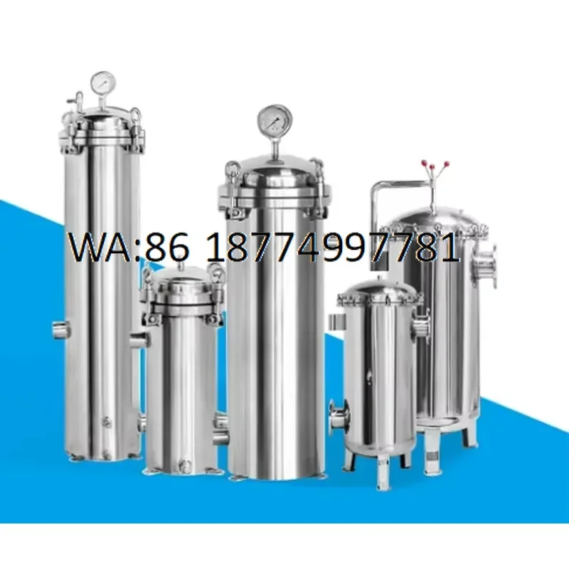 custom Stainless Steel Cartridge Filter Housing Water Filter System Replacement Parts for Home Industrial Use