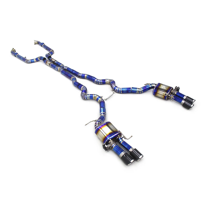 

Customized Catback Exhaust Exhaust System Muffler Exhaust Pipes Titanium Alloy For BMW M5 F10/F15 4.4TT 2012-2016 Engine 3 Year