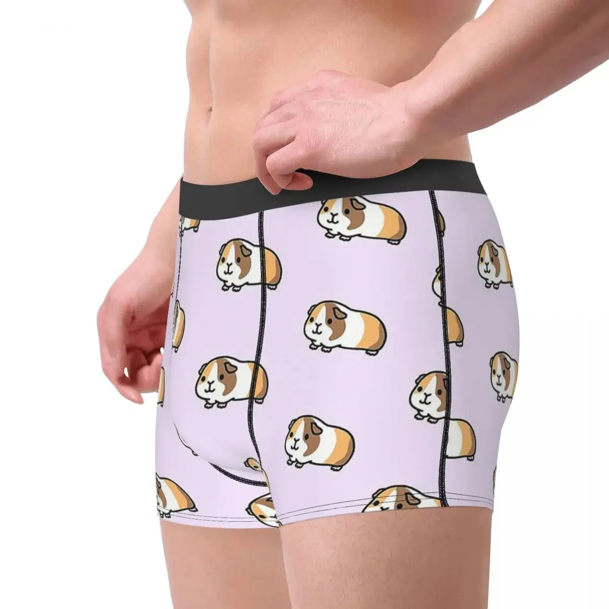 Guinea Pig Cavia Porcellus Animal Cute Underpants Homme Panties Male Underwear Comfortable Shorts Boxer Briefs