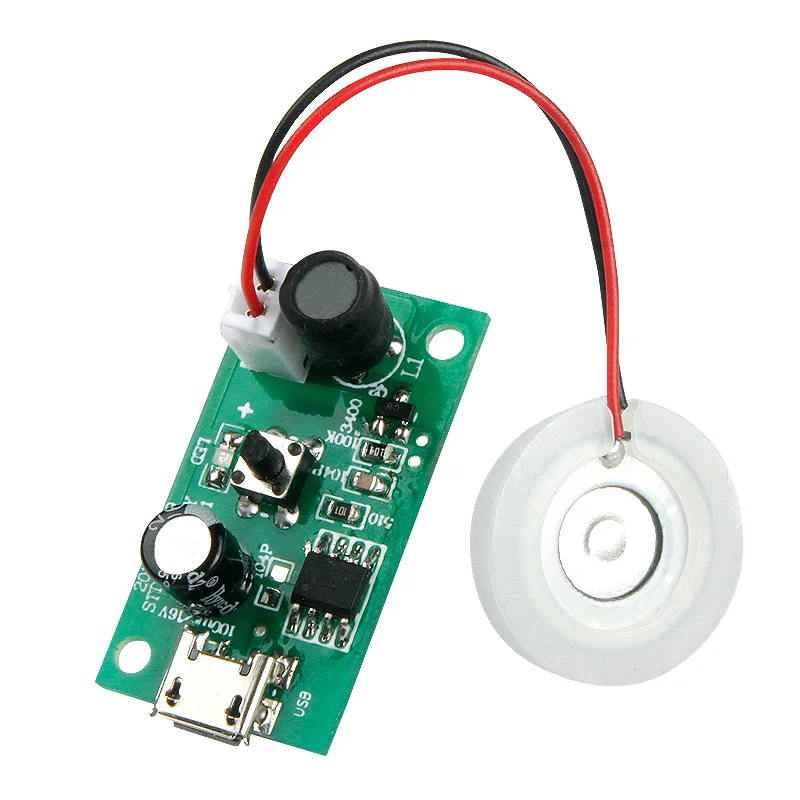 DIY Humidifier Circuit Board Driver Atomizer Plate USB for mist Maker Environmentally Friendly Electronic Components